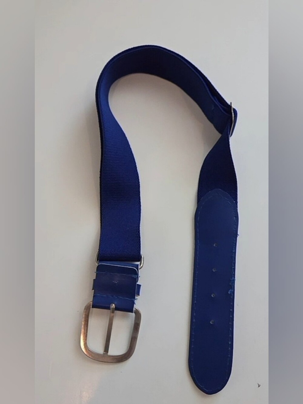 Kid's Elastic Royal Blue Baseball Belt